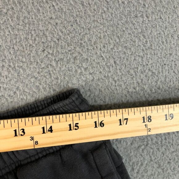 Adidas Shorts Men Extra Large‎ Gray Sweat Athleisure Gym Jogger Basketball Logo - Picture 9 of 11